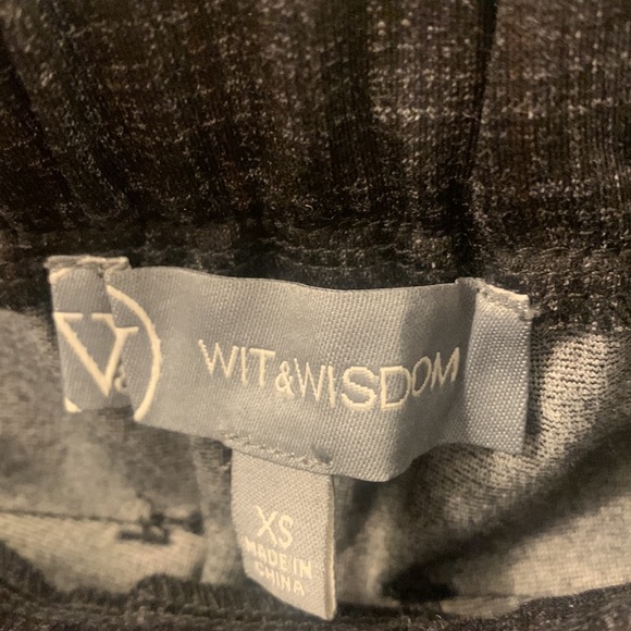 Brand New WIT & WISDOM 'Ab'Solution Plaid Drawstring Pants not tag - Picture 6 of 7